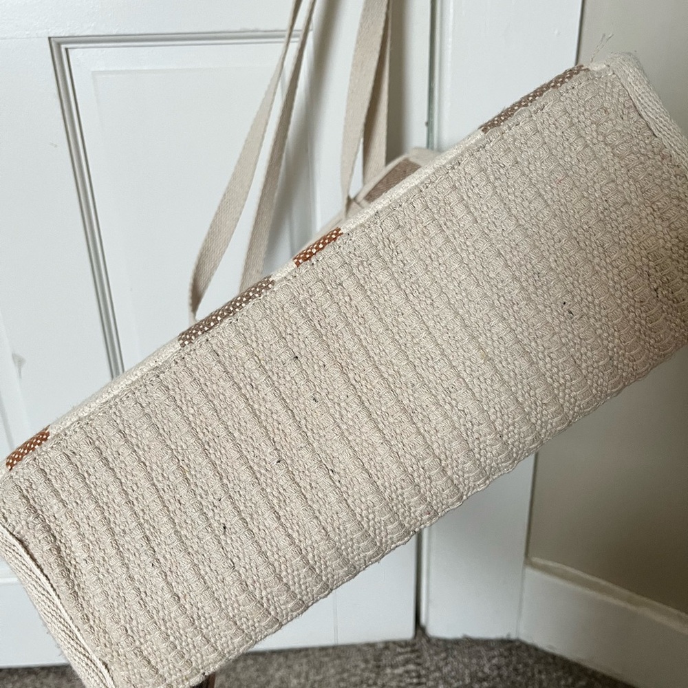 Universal Thread Cream Canvas Tote - image 4